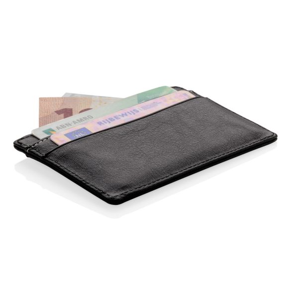 RFID anti-skimming card holder, black