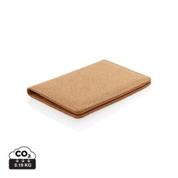 ECO Cork secure RFID passport cover, brown