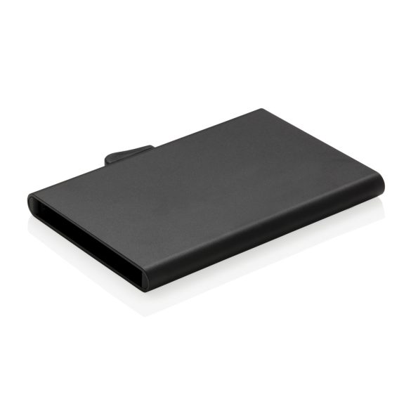 C-Secure aluminium RFID card holder, black
