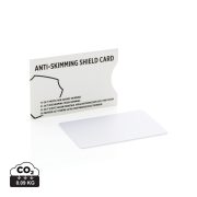 Anti-skimming RFID shield card, white