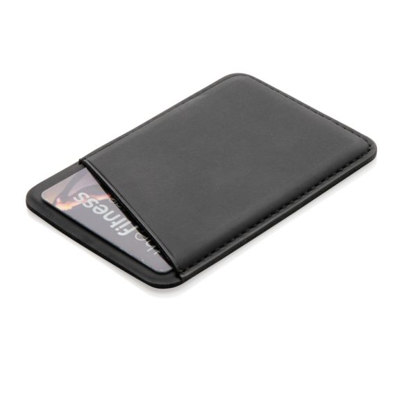 Magnetic phone card holder, black