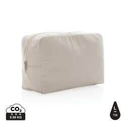  Impact Aware™ 285 gsm rcanvas toiletry bag undyed, off white
