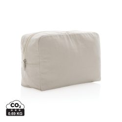   Impact Aware™ 285 gsm rcanvas toiletry bag undyed, off white