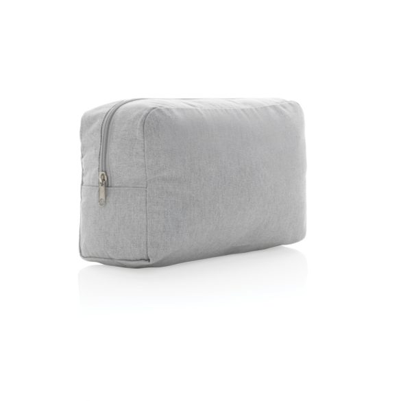 Impact Aware™ 285 gsm rcanvas toiletry bag undyed, grey