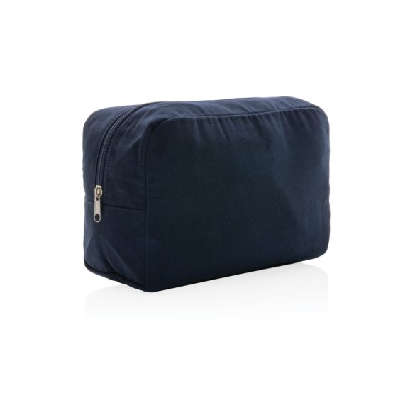 Impact Aware™ 285 gsm rcanvas toiletry bag undyed, navy