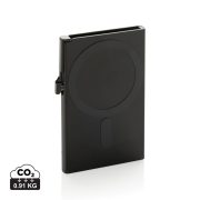 Standard aluminium RFID magnetic phone cardholder, black
