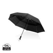   Swiss Peak Aware™ Tornado 27” pocket storm umbrella, black