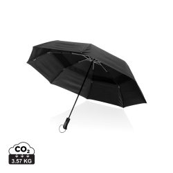   Swiss Peak Aware™ Tornado 27” pocket storm umbrella, black