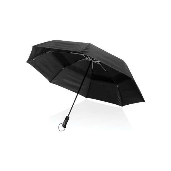 Swiss Peak Aware™ Tornado 27” pocket storm umbrella, black