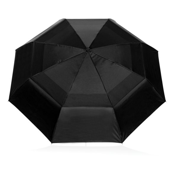 Swiss Peak Aware™ Tornado 27” pocket storm umbrella, black