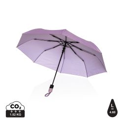   21" Impact AWARE™ 190T mini auto open umbrella, lavender