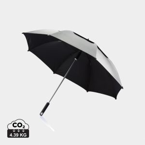 27” Hurricane storm umbrella, grey