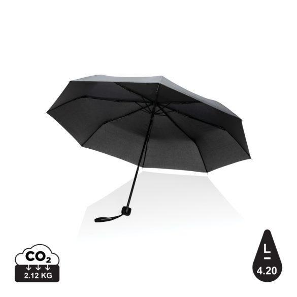 20.5" Impact AWARE™ RPET 190T mini umbrella, black