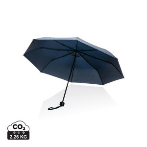 20.5" Impact AWARE™ RPET 190T mini umbrella, navy