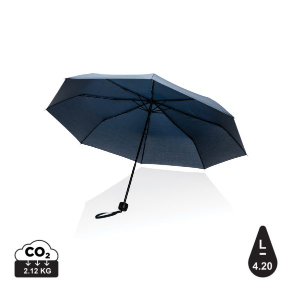 20.5" Impact AWARE™ RPET 190T mini umbrella, navy