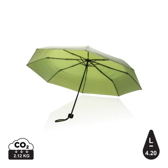 20.5" Impact AWARE™ RPET 190T mini umbrella, green