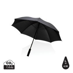   23" Impact AWARE™ RPET 190T Storm proof umbrella, black
