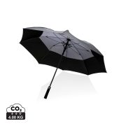   27" Impact AWARE™ RPET 190T auto open stormproof umbrella, anthracite