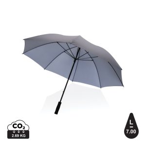 30" Impact AWARE™ RPET 190T Storm proof umbrella, anthracite