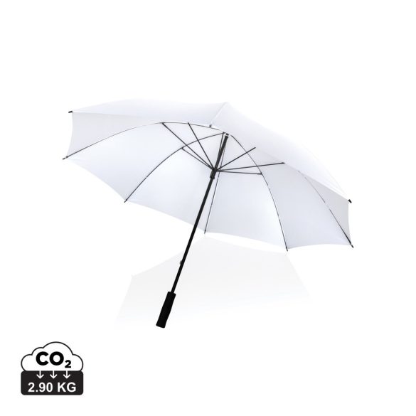 30" Impact AWARE™ RPET 190T Storm proof umbrella, white