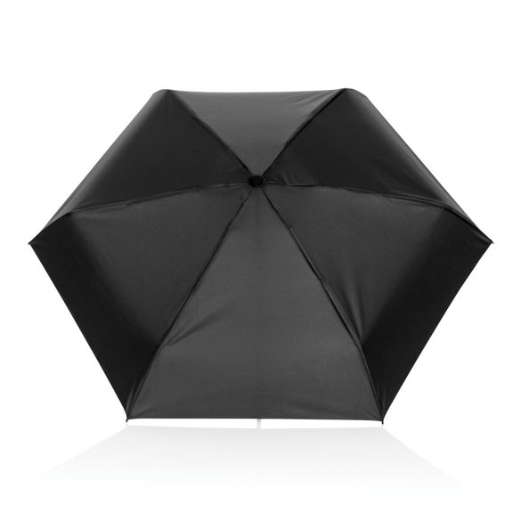 19.5" Aware™ RPET super mini manual 190T Pongee umbrella, black