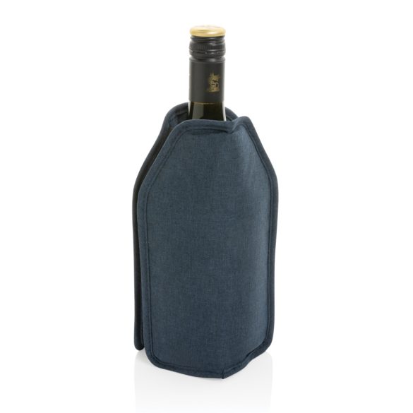 Vino AWARE™ RPET wine cooler sleeve, navy