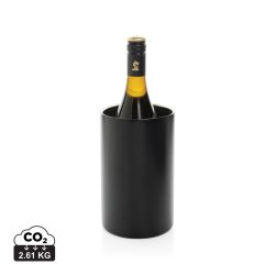   Vino RCS certified recycled stainless steel wine bucket, black