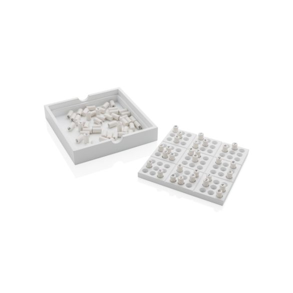 FSC® wooden Sudoku game, white
