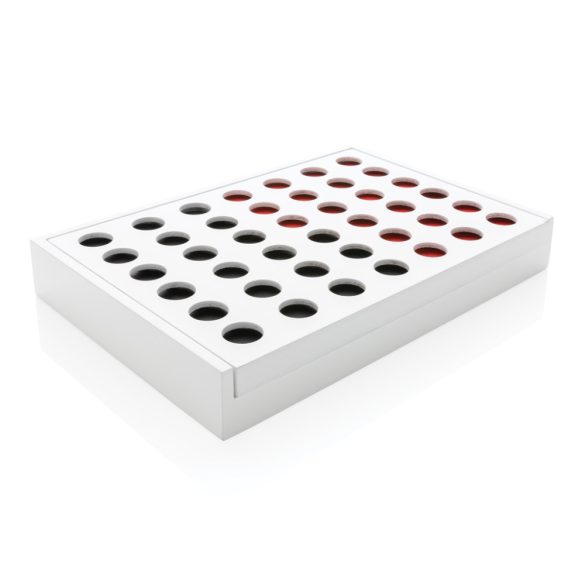 FSC® Connect four wooden game, white