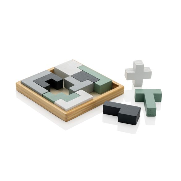 Cree wooden puzzle, brown