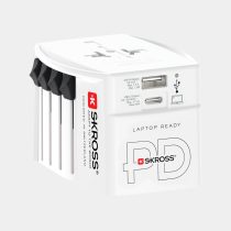   SKROSS World Travel Adapter MUV 65W PD with USB C Cable, white