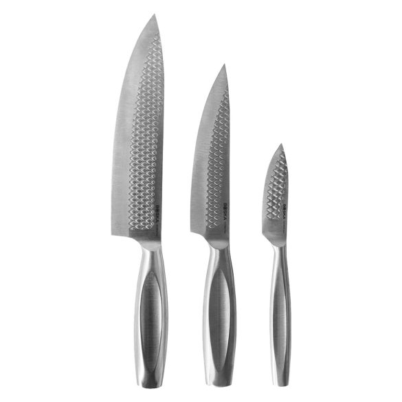 BOSKA Kitchen Knives Monaco+, set of 3, steel