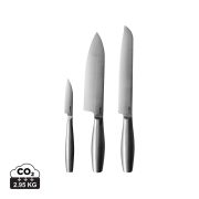 BOSKA Kitchen Knives Copenhagen, set of 3, steel
