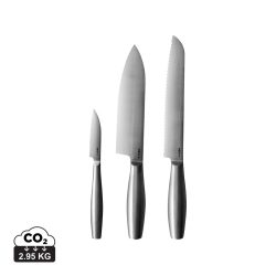 BOSKA Kitchen Knives Copenhagen, set of 3, steel