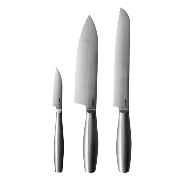 BOSKA Kitchen Knives Copenhagen, set of 3, steel