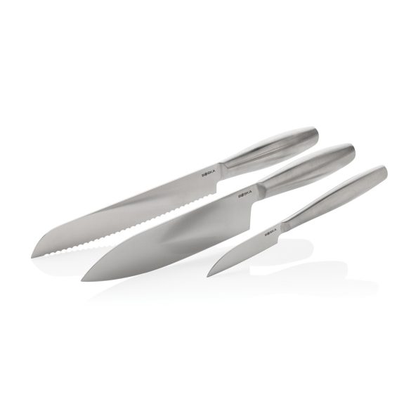 BOSKA Kitchen Knives Copenhagen, set of 3, steel