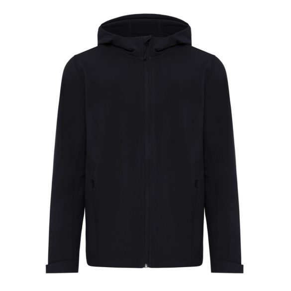 Iqoniq Makalu men recycled polyester soft shell jacket, black