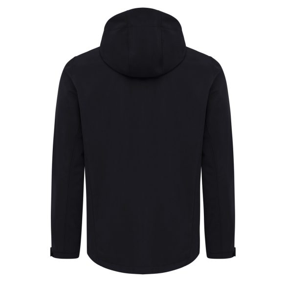 IQONIQ Makalu men recycled polyester soft shell jacket, black