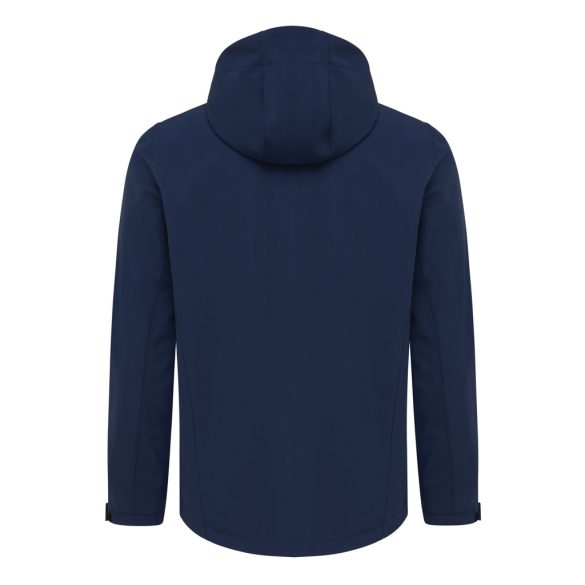 IQONIQ Makalu men recycled polyester soft shell jacket, navy