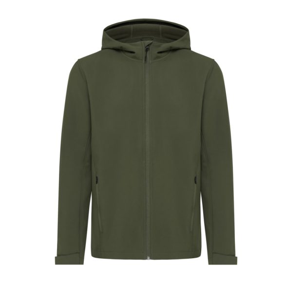 Iqoniq Makalu men recycled polyester soft shell jacket, khaki