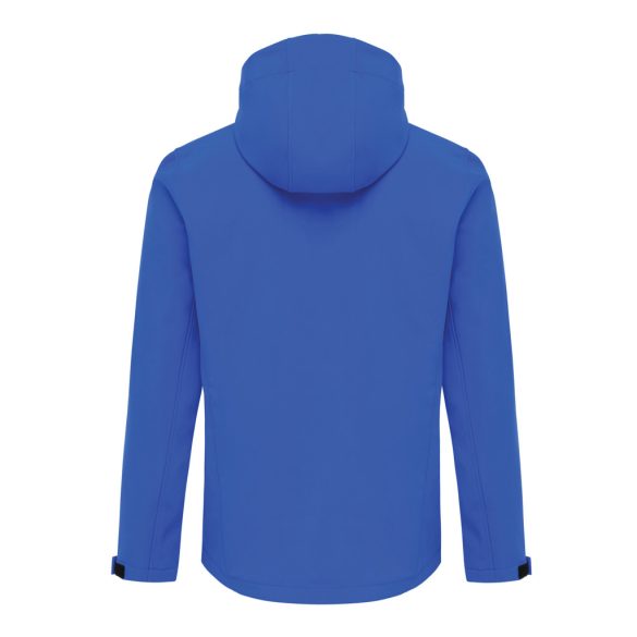 IQONIQ Makalu men recycled polyester soft shell jacket, royal blue
