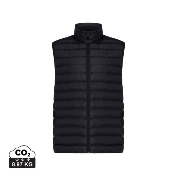 IQONIQ Meru men recycled polyester bodywarmer, black