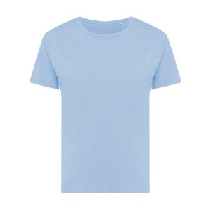 Iqoniq Yala women recycled cotton t-shirt, sky blue