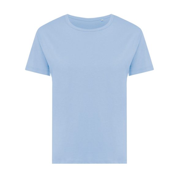 Iqoniq Yala women recycled cotton t-shirt, sky blue