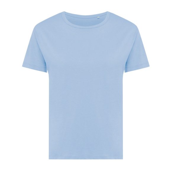 Iqoniq Yala women recycled cotton t-shirt, sky blue