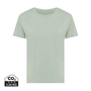 Iqoniq Yala women recycled cotton t-shirt, iceberg green