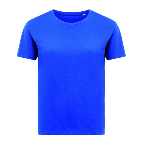 Iqoniq Yala women lightweight recycled cotton t-shirt, royal blue
