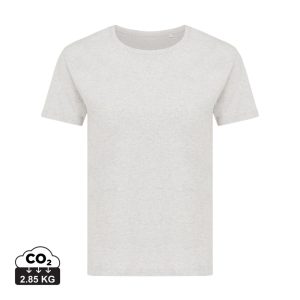 Iqoniq Yala women recycled cotton t-shirt, light heather grey