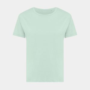 Iqoniq Yala women recycled cotton t-shirt, crushed mint