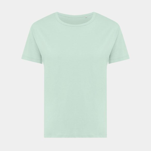 Iqoniq Yala women recycled cotton t-shirt, crushed mint